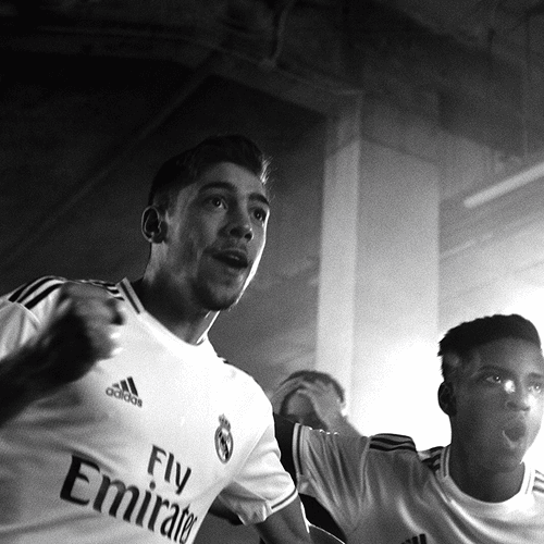 NIVEA Men Black & White campaign still with Real Madrid players
